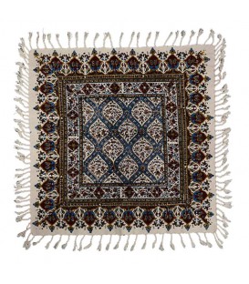 Couvre-table kalamkari carré 