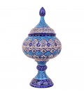 Bonbonnière 22 cm émaillée d'Ispahan arabesque