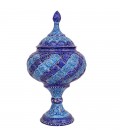 Bonbonnière 28 cm en émail artisan Taj