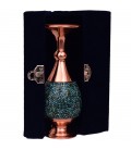 Promotional packs 15- Turquoise inlaying flower vase baluster 20 cm with suede box