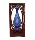 Promotional packs 16- Isfahan minakari flower vase 25 cm with wooden box