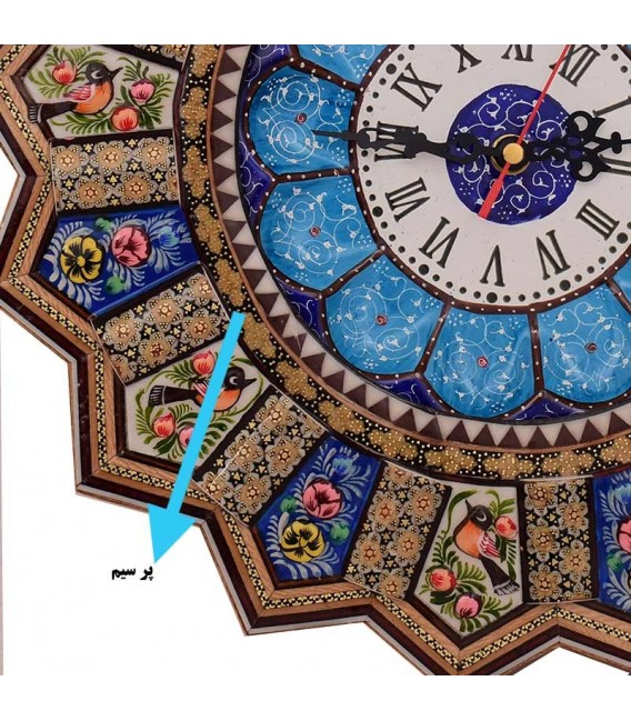 Horloge khatamkari d'Ispahan 