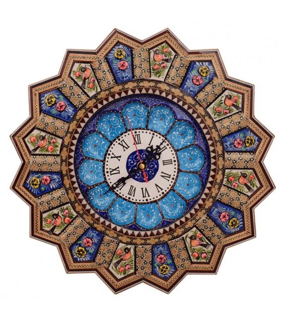 Horloge khatamkari d'Ispahan 