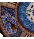 Horloge khatam et émaillée 