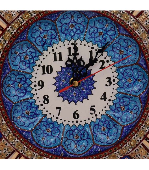 Khatamkari & Minakari clock