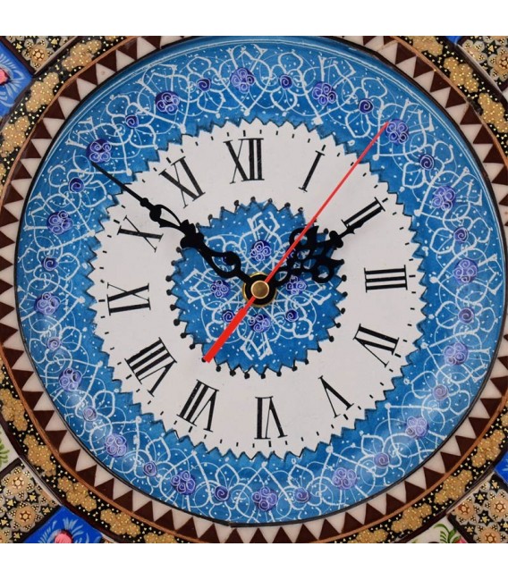 Horloge murale khatamkari 