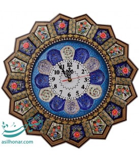 Khatamkari clock solar 