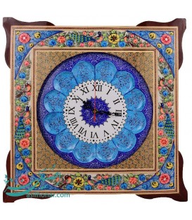 Khatamkari clock