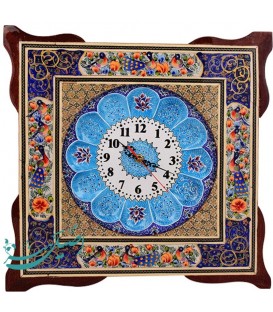 Khatamkari & minakari clock 