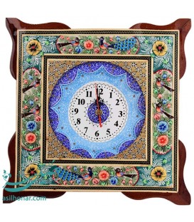 Khatamkari clock squar 