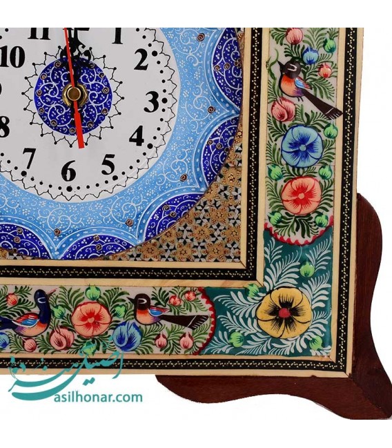 Khatamkari clock squar 