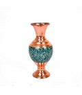 Turquoise inlaying flower vase