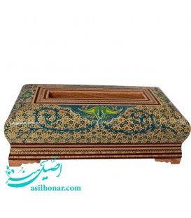 Boîte à mouchoirs khatamkari