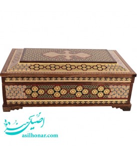 Coffret à couverts khatamkari 