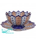 Minakari plate bowl arabesque khatai 30 cm