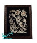 Ghalamzani frame flower and bird 35x45 cm