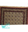 رومیزی قلمکاری اصفهان طرح گُل و بوته پرکار 200x135 سانتیمتر