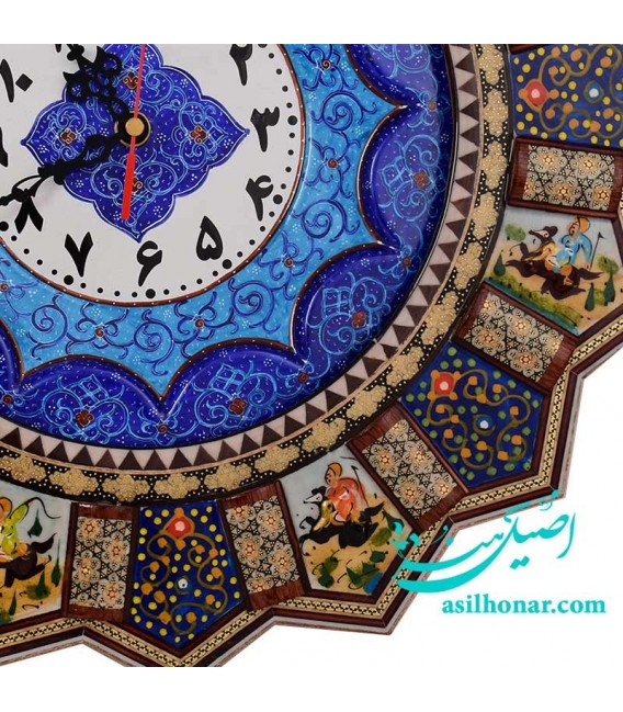 Horloge murale khatam 