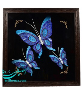 Tableau de papillons émaillés