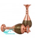 Paire de vase en cuivre khatamkari 20 cm
