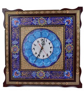 Khatamkari & minakari clock
