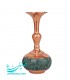 Turquoise inlaying turnip vase