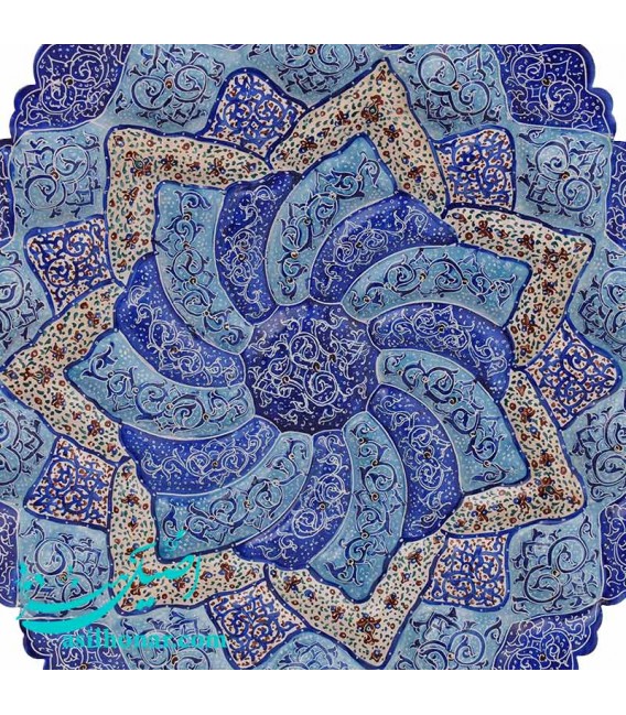 بشقاب میناکاری اصفهان