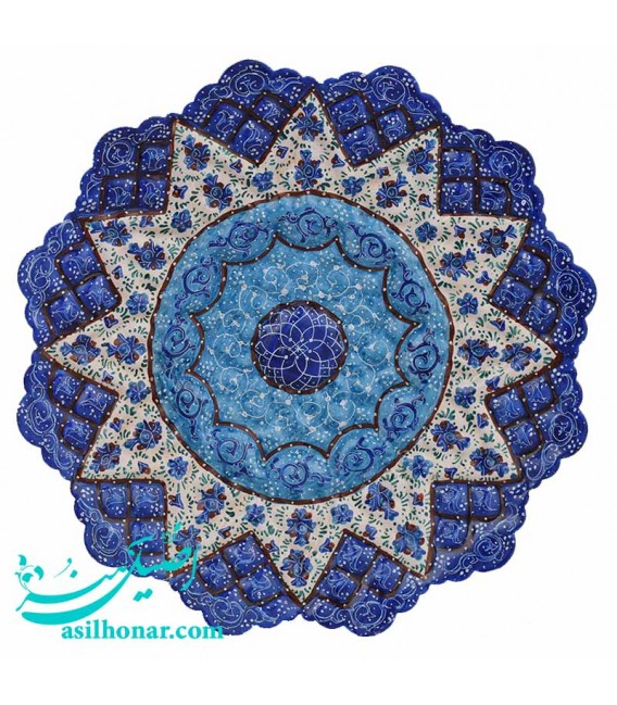 Isfahan minakari plate