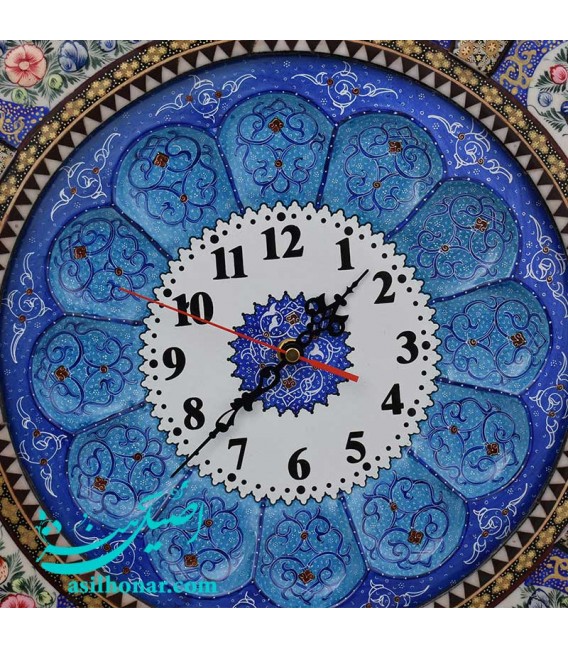 Khatamkari round clock 