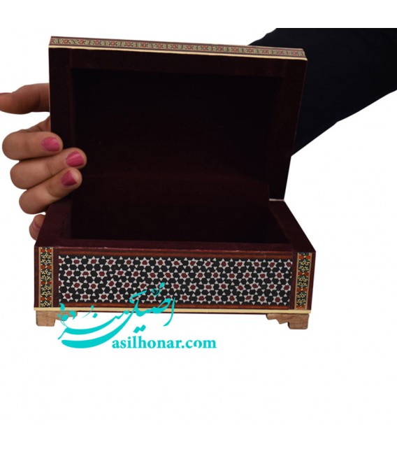 Boîte à bijoux khatam kari 