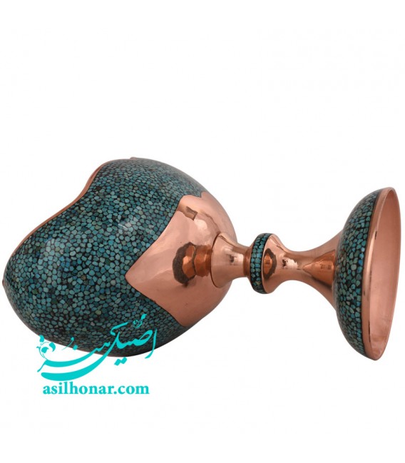 Turquoise inlaying candy bowl 
