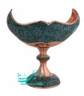 Bonbonnière en pierre de turquoise hauteur 24 cm
