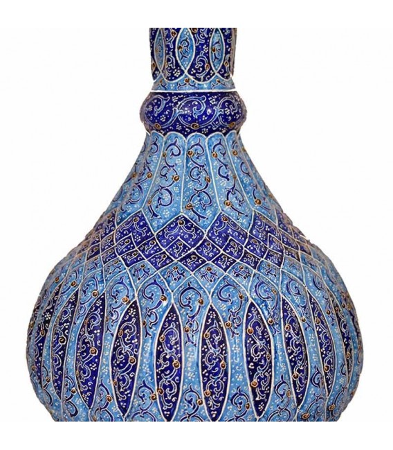 Vase émaillé en forme de navet