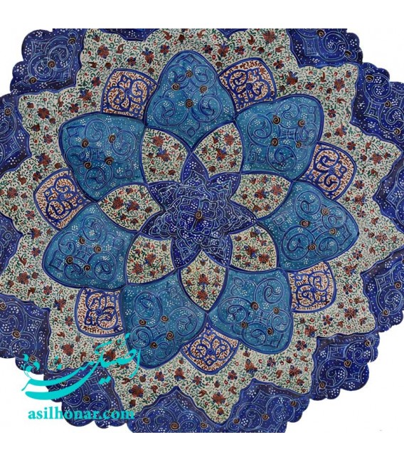Isfahan minakari plate