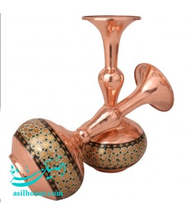 Turquoise inlaying turnip flower vase 