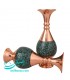 Vase incrusté de turquoise