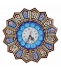 Horloge khatamkari et en émail 37 cm