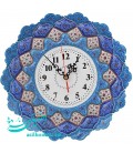 Minakari clock 30 cm
