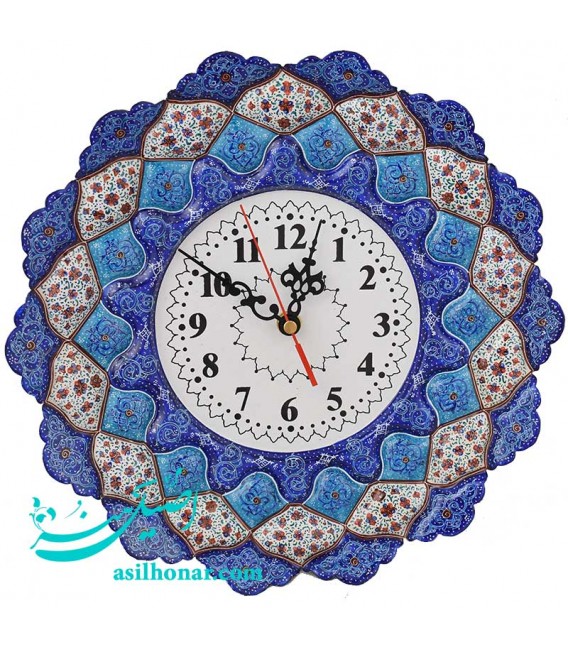 Minakari clock