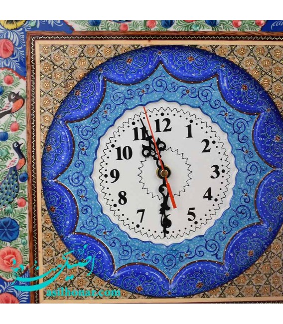 Horloge carrée khatam