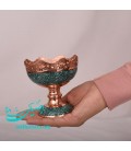 Coupe à noix en pierre de turquoise hauteur 10 cm