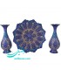 Minakari plate and vase set