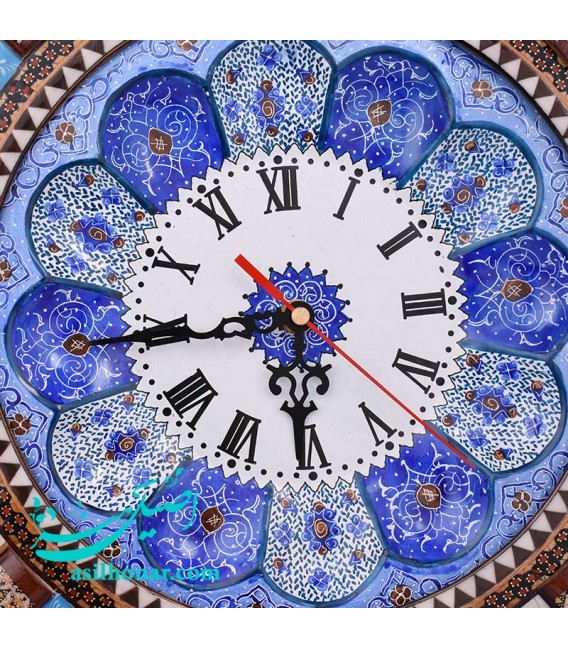 Khatamkari clock