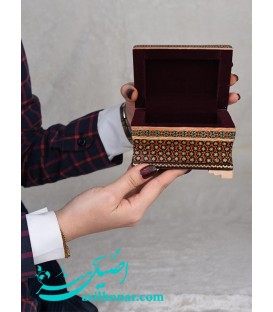 جعبه جواهرات خاتم کاری