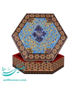 جعبه جواهراتی خاتم شش گوش