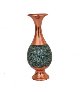 Turquoise inlaying flower vase