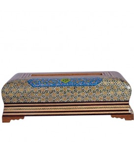 Boîte à mouchoirs en khatamkari