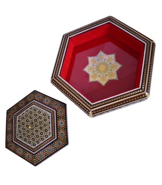 Bonbonnière hexagonale 