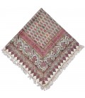 Ghalamkari tablecloth 1 m excellent pink