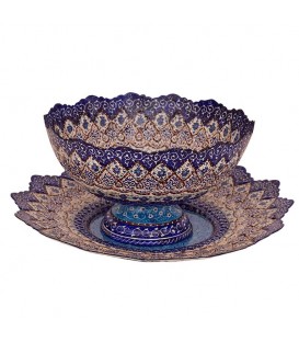Minakari bowl and plate